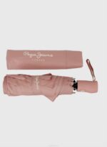 ceniza rosa paraguas automatico plegable macy Pepe Jeans 06X4788 mujer - Imagen 3