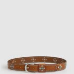 coñac cinturón de cuero bohemio Pepe Jeans 06X4765 mujer