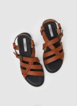 coñac sandalias planas hayes rome Pepe Jeans 06X4655 mujer - Imagen 2