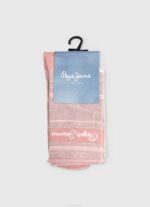 crudo Pack de 3 calcetines a rayas Pepe Jeans 06X4565 mujer - Imagen 3