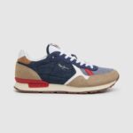 Denim oscuro zapatillas combinadas hombre brit Pepe Jeans 06X41175 hombres