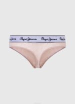 desnudo claro bragas de tanga de malla Pepe Jeans 06X4554 mujer - Imagen 2