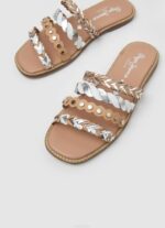 desnudo sandalias irma multitiras de piel Pepe Jeans 06X4662 mujer - Imagen 3