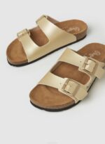 dorado sandalias anatómicas oban claic Pepe Jeans 06X4674 mujer - Imagen 3