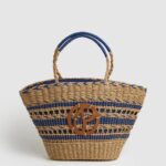dulwich bolsa de canasta de paja tejida Pepe Jeans 06X4743 mujer