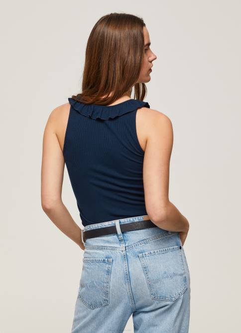 dulwich camiseta con volantes en el cuello Pepe Jeans 06X4441 mujer - Imagen 4
