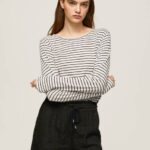 dulwich camiseta de manga larga a rayas Pepe Jeans 06X4436 mujer