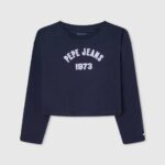 dulwich camiseta de manga larga de algodón Pepe Jeans 06X41437 chica