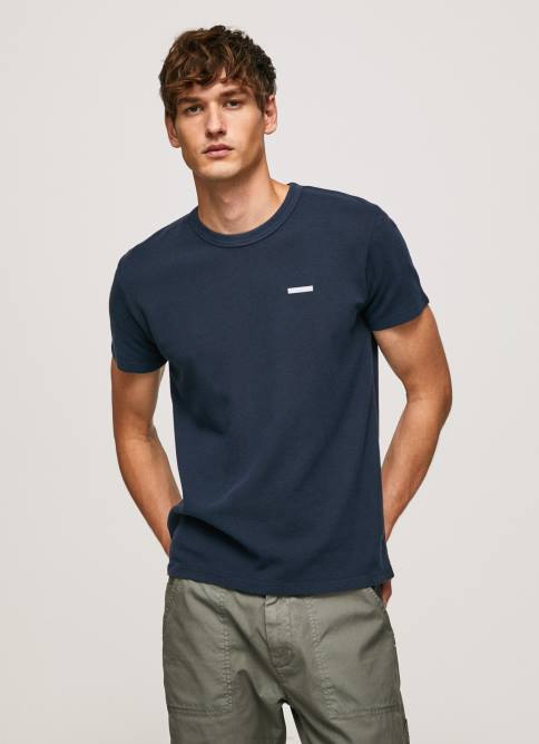 dulwich_camiseta_de_punto_gofrado_pepe_jeans_06x4959_hombres.jpg dulwich camiseta de punto gofrado Pepe Jeans 06X4959 hombres - Imagen 1