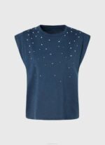 dulwich camiseta jaspeada con mangas en la sisa Pepe Jeans 06X4406 mujer - Imagen 5