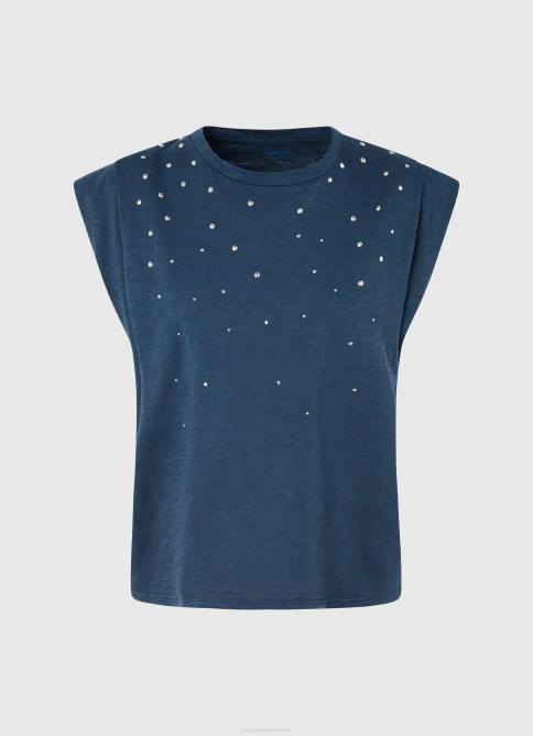 dulwich camiseta jaspeada con mangas en la sisa Pepe Jeans 06X4406 mujer - Imagen 5