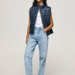dulwich chaleco capitonado con parche de goma Pepe Jeans 06X4118 mujer