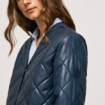 dulwich chamarra capitonada con rombos Pepe Jeans 06X4119 mujer