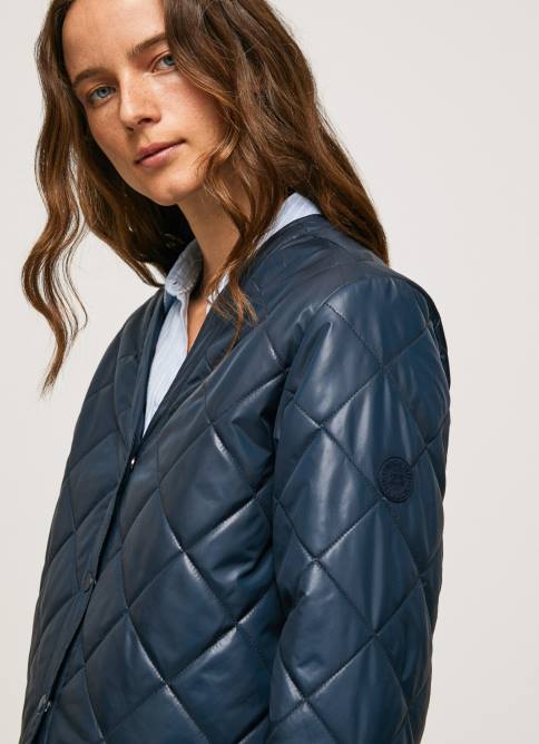 dulwich_chamarra_capitonada_con_rombos_pepe_jeans_06x4119_mujer.jpg dulwich chamarra capitonada con rombos Pepe Jeans 06X4119 mujer - Imagen 1