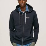 dulwich jersey con cremallera y logo estampado Pepe Jeans 06X4905 hombres