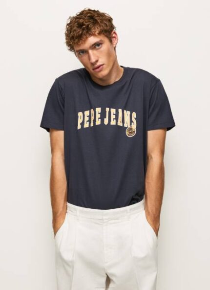 dulwich playera con logo estampado Pepe Jeans 06X4969 hombres