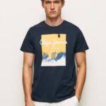 dulwich playera con logo estampado Pepe Jeans 06X4979 hombres