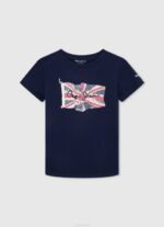 dulwich playera con logo y bandera Pepe Jeans 06X41624 chico - Imagen 3