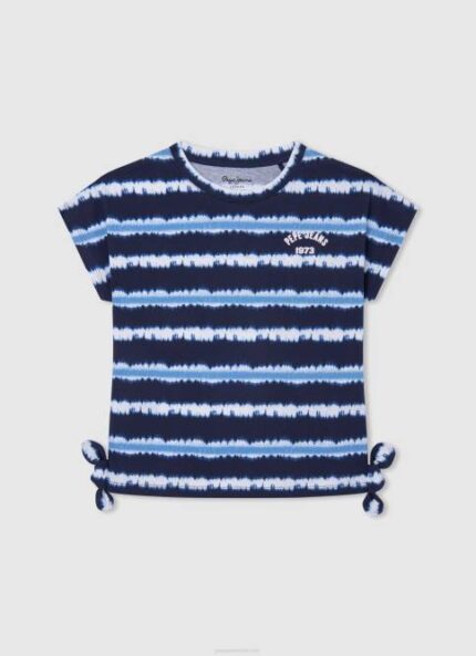 dulwich playera con rayas desteñidas Pepe Jeans 06X41463 chica