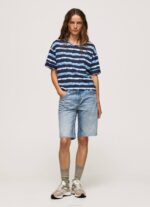 dulwich playera con rayas desteñidas Pepe Jeans 06X4413 mujer - Imagen 2