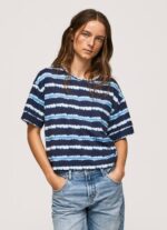 dulwich playera con rayas desteñidas Pepe Jeans 06X4413 mujer - Imagen 3