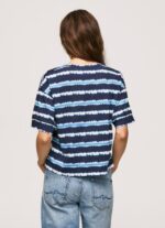 dulwich playera con rayas desteñidas Pepe Jeans 06X4413 mujer - Imagen 4