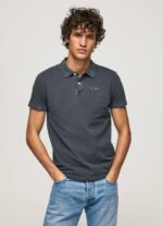 dulwich polo de piqué con logo bordado Pepe Jeans 06X41097 hombres