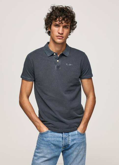 dulwich polo de piqué con logo bordado Pepe Jeans 06X41097 hombres - Imagen 1