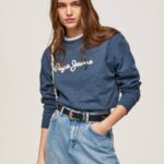 dulwich suéter con logo estampado Pepe Jeans 06X4276 mujer