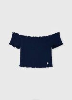 dulwich top fruncido de manga corta Pepe Jeans 06X41425 chica