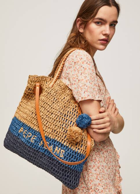 dulwich_tote_de_paja_tejida_pepe_jeans_06x4745_mujer.jpg dulwich tote de paja tejida Pepe Jeans 06X4745 mujer - Imagen 1