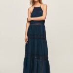dulwich vestido con detalles bordados Pepe Jeans 06X4218 mujer