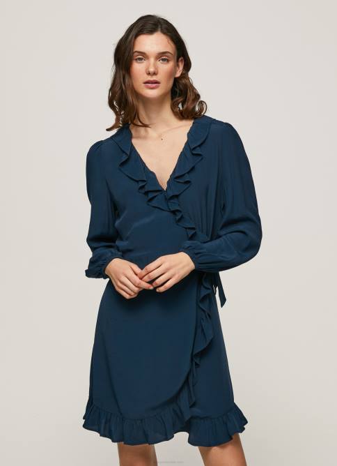 dulwich vestido corto cruzado esha Pepe Jeans 06X4158 mujer - Imagen 2