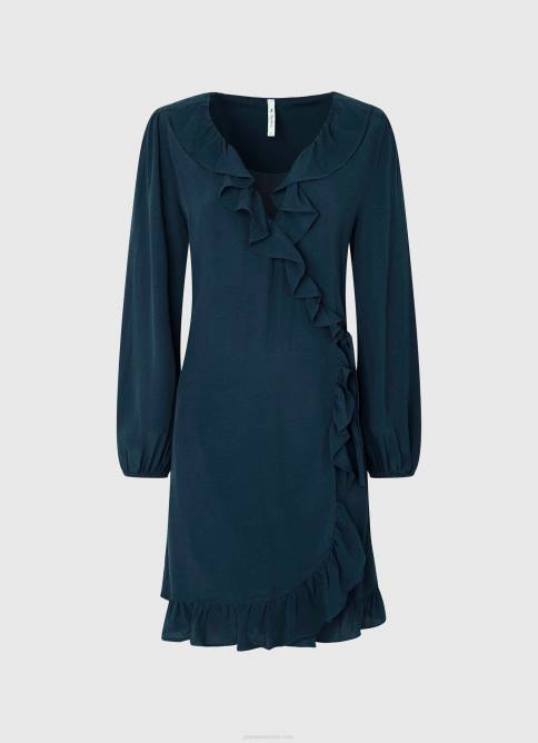 dulwich vestido corto cruzado esha Pepe Jeans 06X4158 mujer - Imagen 5