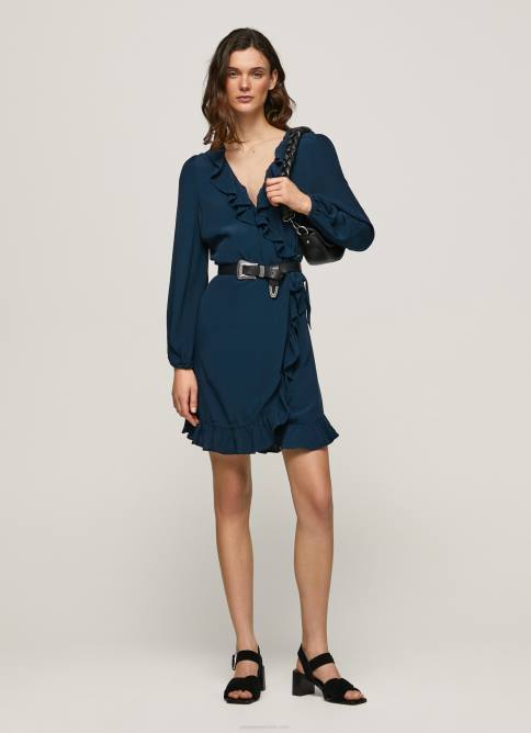 dulwich vestido corto cruzado esha Pepe Jeans 06X4158 mujer - Imagen 1
