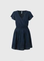 dulwich vestido de algodón con bordado de poeta Pepe Jeans 06X4220 mujer - Imagen 5