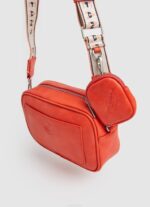 durazno bolsa crossbody con logo en relieve Pepe Jeans 06X4715 mujer - Imagen 2