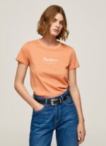durazno camiseta estampada Pepe Jeans 06X4455 mujer - Imagen 3