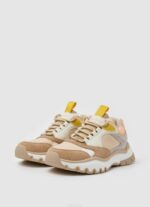 durazno claro zapatillas combinadas Banksy Loom Pepe Jeans 06X4580 mujer - Imagen 3