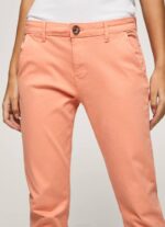 durazno pantalones chinos maura regular Pepe Jeans 06X4308 mujer - Imagen 3