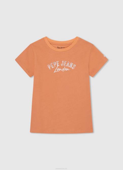 durazno_playera_con_logo_estampado_pepe_jeans_06x41454_chica.jpg durazno playera con logo estampado Pepe Jeans 06X41454 chica - Imagen 1