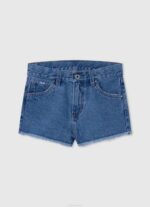 durazno shorts de algodón con cintura elástica Pepe Jeans 06X41499 chica - Imagen 3