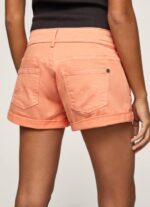 durazno shorts de algodón de corte estándar Pepe Jeans 06X4526 mujer - Imagen 5