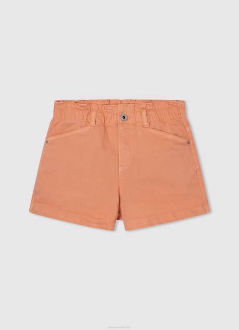 durazno shorts de mezclilla con corte culotte Pepe Jeans 06X41510 chica - Imagen 1