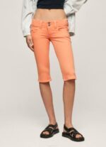 durazno shorts vaqueros capri Pepe Jeans 06X4528 mujer - Imagen 2