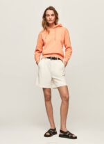 durazno sudadera con capucha de algodón Pepe Jeans 06X4282 mujer - Imagen 2