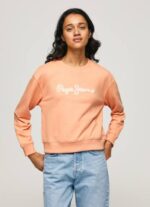 durazno suéter con logo estampado Pepe Jeans 06X4274 mujer - Imagen 2