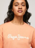 durazno suéter con logo estampado Pepe Jeans 06X4274 mujer - Imagen 3