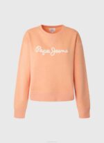 durazno suéter con logo estampado Pepe Jeans 06X4274 mujer - Imagen 5