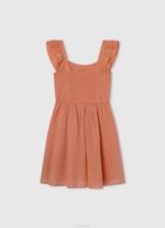 durazno vestido skater con cuello redondo Pepe Jeans 06X41401 chica - Imagen 2